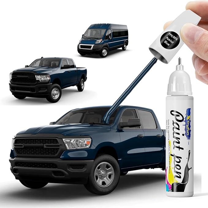 PPX/RPX Patriot Blue Touch Up Paint Compatible with Dodge, DIY Car Paint Scratch Repair, Automotive Paints, Quick & Easy Fix Scratch Repair for Promaster/1500/2500/3500/4500/5500