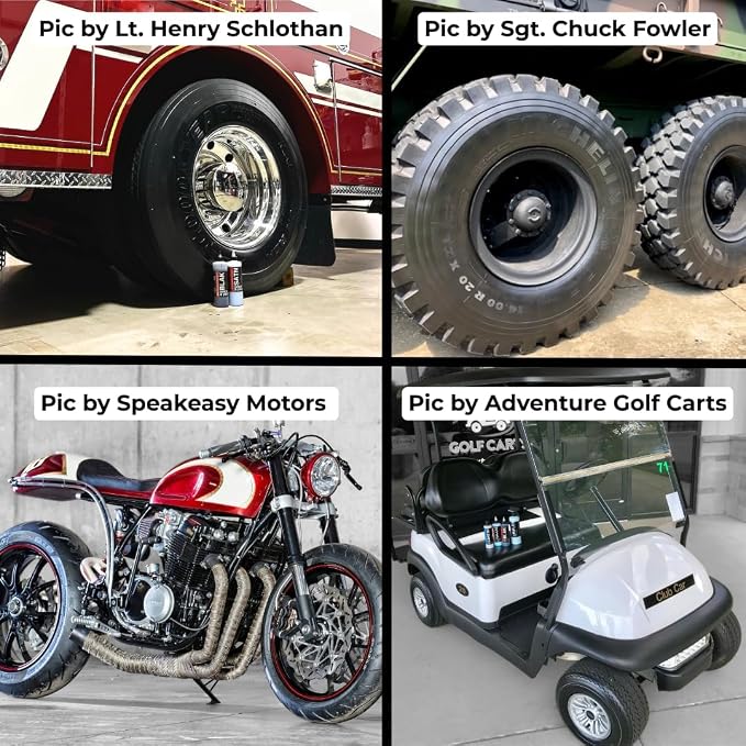 RENEW PROTECT - SATN, Lasts Months - Years, Tire & Trim Treatment, Low - Mid Shine, Floor Mat- RV- 100% Motorcycle-Safe, Ceramic-Hybrid Protectant, Wash-Proof, 5 min Dry-Seal 16oz