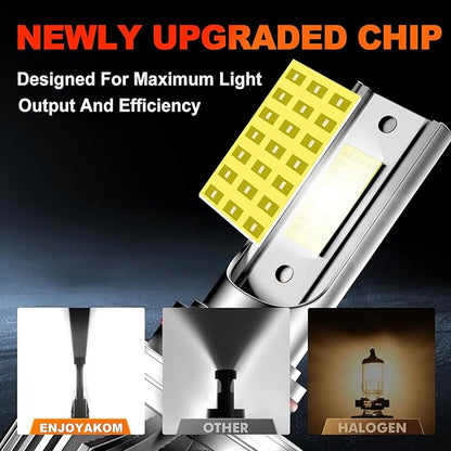 Compatible for Chevy Chevrolet Silverado 1500 2500 3500HD 2007 2008 2009 2010 2011 2012 2013 2014 2015, High Low Beam Fog Lights Bulbs Combo 6500K White Plug-and-Play, Pack of 6