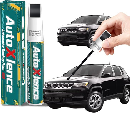 Diamond Black Crystal Pearl(PXJ/KXJ) Touch Up Paint Compatible with Jeep Car Paint Pen Scratch Repair Automotive Scratch Remover Fix Exact Color Match