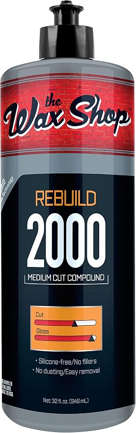 50956 32 Ounces Rebuild Medium Cut Polishing Compound-32oz