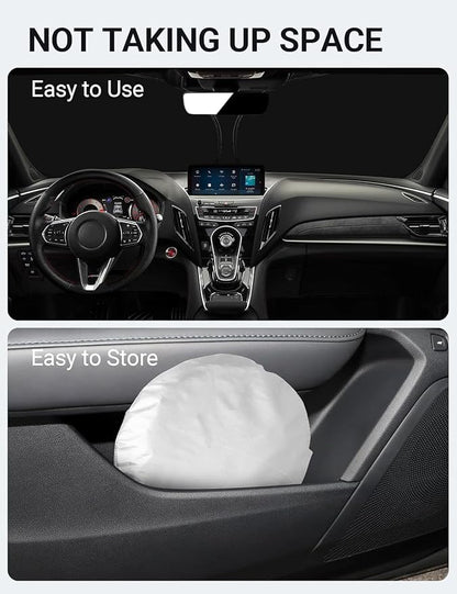 Proadsy Windshield Sun Shade Custom Fit Acura RDX 2019-2024 2025 2026 4-Layer Foldable Front Sunshade Protector Sun Visor Blocks UV Rays Keep Car Cooler