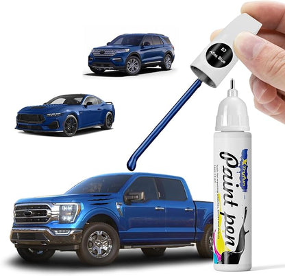 B3 Atlas Blue Touch Up Paint Compatible with Ford, DIY Car Paint Scratch Repair, Automotive Paints, Quick & Easy Fix Scratch Repair for F-150/Mustang/Explorer/Bronco/Escape