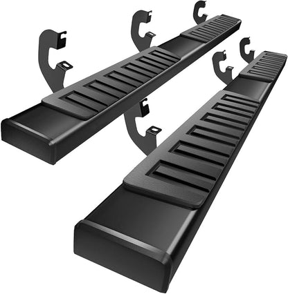 PZ 6" Running Boards Anti-Slip Side Steps Compatible with Chevy Silverado/GMC Sierra 1500 Double Cab 2019-2025, 2020-2025 for 2500HD 3500HD,500LBS No Drill Truck Running Boards Direct Fit Nerf Bar
