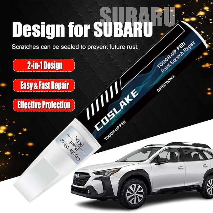 Car Touch Up Paint(Sapphire Blue Pearl(WCH)) for SUBARU, Car Paint Scratch Repair Kit, Quick & Easy Solution to Repair, 2 in 1 Scratch Remover Pen with Color-Matched