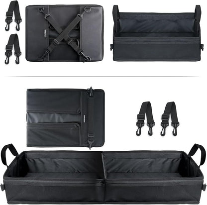 GEEDAR Under Seat Storage Truck Tool Box Organizer for Truck Underseat Storage Ford F150 F250 F350 Chevy Silverado Accessories (3 compartment)