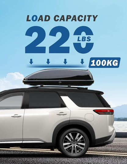 JOYTUTUS Roof Rack Cross Bars Compatible with Nissan Pathfinder 2022-2025 SV SL Platinum w/Raised Side Rails, Anti-Rust Crossbars for Cargo Carrier Kayak Canoe Bike, 220 LBS