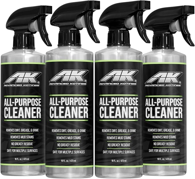 Advanced Kotings All Purpose Cleaner | Interior or Exterior Spray for Cars, ATVs, UTVs, Dirt Bikes, Motorcycles and More | Removes Dirt, Oil, Grime and Shines Surfaces | 16 fl oz Spray - 4 Pack