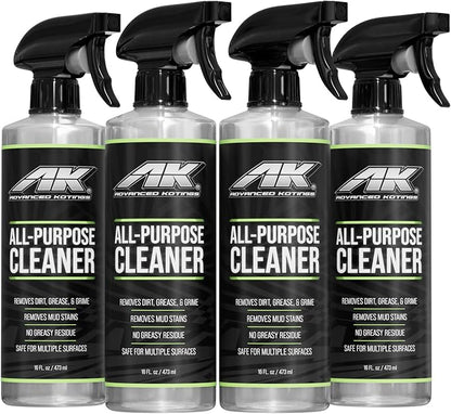 Advanced Kotings All Purpose Cleaner | Interior or Exterior Spray for Cars, ATVs, UTVs, Dirt Bikes, Motorcycles and More | Removes Dirt, Oil, Grime and Shines Surfaces | 16 fl oz Spray - 4 Pack