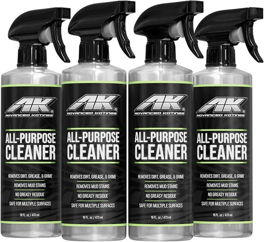 Advanced Kotings All Purpose Cleaner | Interior or Exterior Spray for Cars, ATVs, UTVs, Dirt Bikes, Motorcycles and More | Removes Dirt, Oil, Grime and Shines Surfaces | 16 fl oz Spray - 4 Pack
