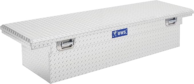 UWS EC10481 Pull Handle 69-Inch Heavy-Wall Aluminum Truck Tool Box with Low Profile, RigidCore Lid