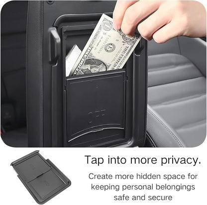 3PCS Center Console Organizer for Honda 2023 2024 2025 2026 CRV Accessories Middle Console Organizer CR-V Interior Armrest Insert Tray Hidden Storage Box Secret Compartment