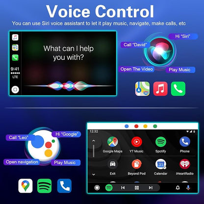 Wireless Carplay Android Auto Adapter for Mercedes Benz NTG4.5/4.7 C Class W204 2011-2013 Year, Carplay Wireless Decoder Retrofit Kit Support YouTube, Mirrorlink, Reverse Camera