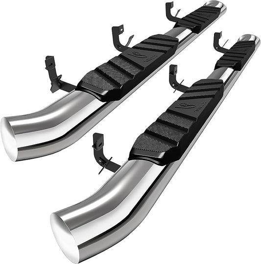 Tyger Auto 3.5" Rider Running Boards Compatible with 2009-2018 Dodge Ram 1500; 2010-2026 2500 3500; 2019-2024 Classic | Crew Cab | TG-SS2D35317 | Side Step Rail Nerf Bars