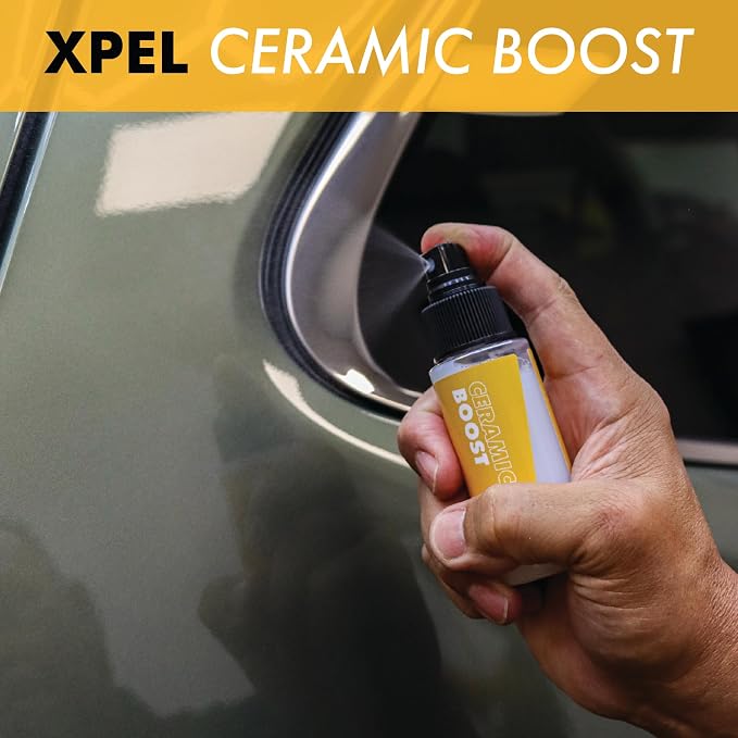 XPEL 3-Pack Ceramic Coating Maintenance Kit – for Paint, PPF & Glass | Ceramic Boost, Waterless Detail Spray, Water Spot Remover & Premium Microfiber Towel in Branded Case