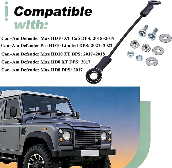 Door Limit Device Kit 703500982 Compatible with Can-Am Defender Max HD10,Defender HD8 2016-2021,Defender Max HD8