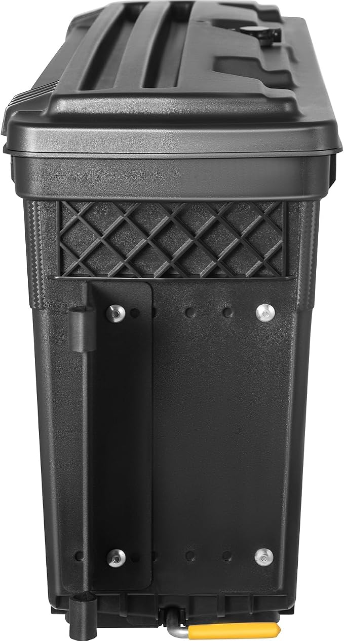 VEVOR Truck Bed Storage Box, Lockable with Password Padlock, 6.6 Gal/25 L ABS Wheel Well Tool Box, Waterproof and Durable, Compatible with Ford F-150 2015-2021, Drivers Side (Left)