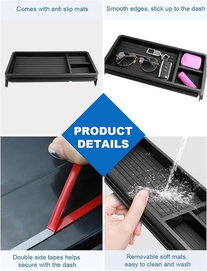CDEFG Dashboard Storage Tray for 2026 Mazda CX5 12.9" Screen, for 2026+ Mazda CX-5 (S/Select/Preferred/Premium) Accessories Behind-Screen Dash Organizer Storage Box (Not for Premium Plus)