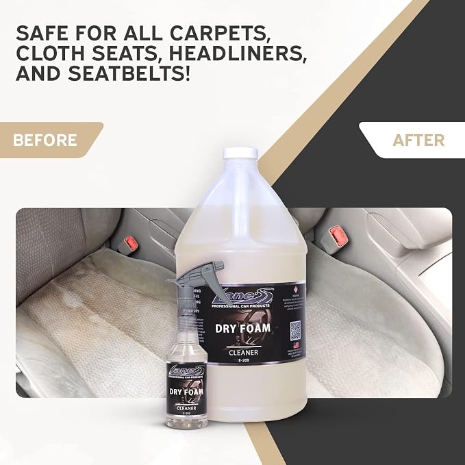 LANE'S Carpet Cleaner Spray- Carpet Cleaner Foam, Removes Odor, Fights Tough Dirt and Stains, Professional Grade Cleaning Spray E-209-16 ounces