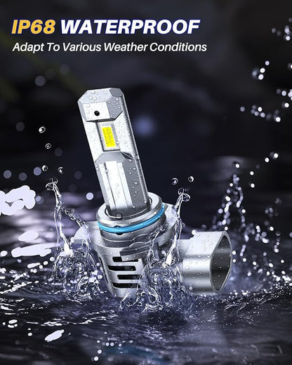 AUTOONE 2026 Upgraded 9012 HIR2 Fog Bulbs, 1000% Bright 50000 Lumens