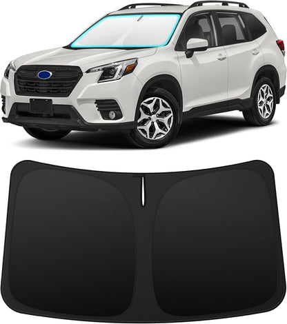 INSAUTO Custom Fit Windshield Sun Shade Accessories for Subaru Forester 2019-2026, Foldable Front Window Sunshade, UV & Heat Reflector, Keeps Interior Cool, Includes Storage Bag