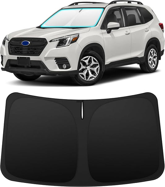 INSAUTO Custom Fit Windshield Sun Shade Accessories for Subaru Forester 2019-2026, Foldable Front Window Sunshade, UV & Heat Reflector, Keeps Interior Cool, Includes Storage Bag