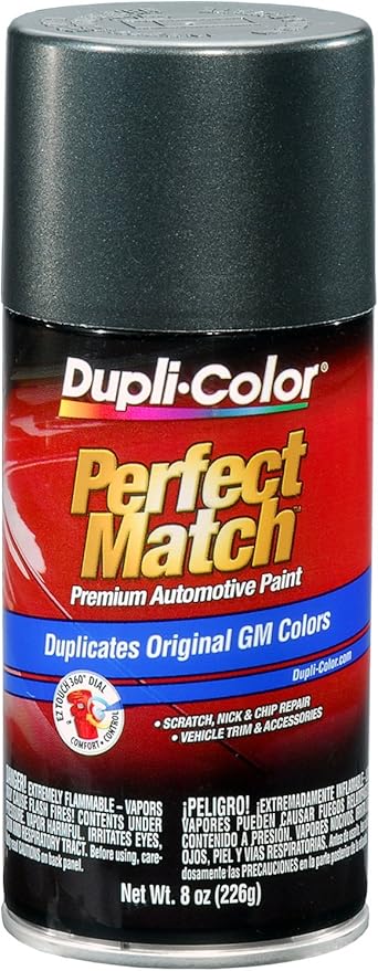 Dupli-Color BGM0522 Metallic Storm Grey Perfect Match (8 oz) - 6 Pack