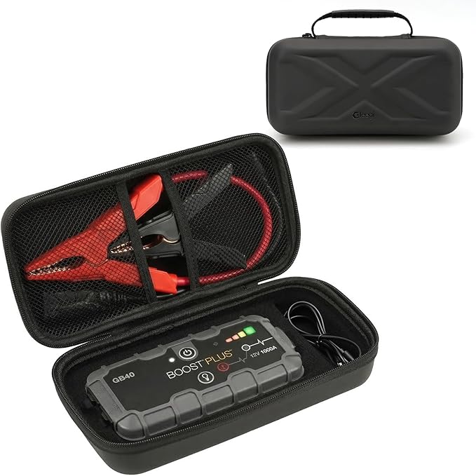 EVA Protection Case Compatible with NOCO Jump Starters - Boost Plus GB40/Boost Sport GB20 UltraSafe Lithium Jump Starter (CASE ONLY)