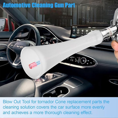 Maintenance Rebuild Kit for Classic Car Cleaning Gun Parts Z-010 and Blow Out Tool Z-014 Maintenance Replacement Part for Car Spraying Clean Gun Class Products and conical Replacement Part White-1 Set