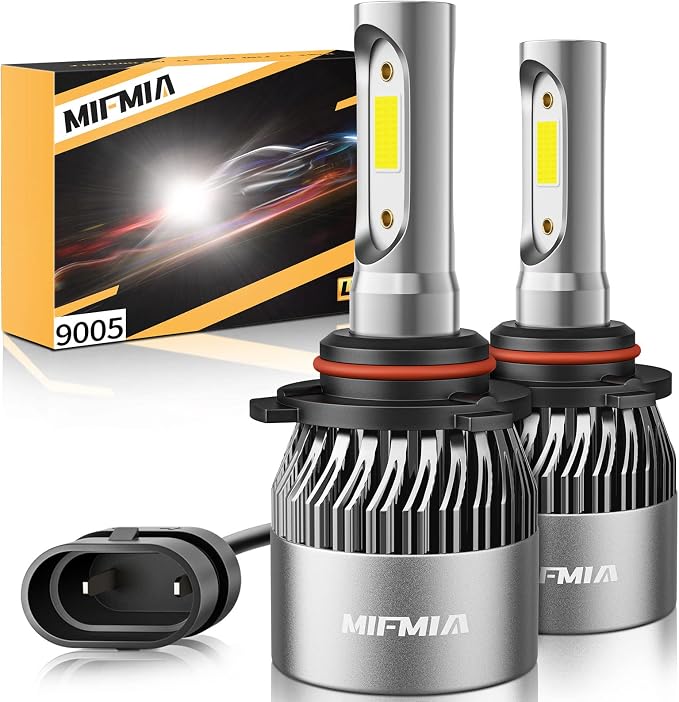 𝟫𝟢𝟢𝟧/𝖧𝖡𝟥 Bulbs 6500K Cool White 900% Brighter 36000LM, Plug-N-Play with Cooling Fan IP68 Waterproof Off Road Lights, Pack of 2
