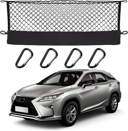 Envelope Style Cargo Net Compatible with Lexus RX300-450 2026 2025 2024 2023 2022 2021 2020 2019 2018 2017 2016 2015 2014 2013 2012 2011 2010 Trunk Car Rear Tailgate Touring Netting