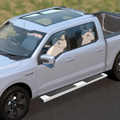 COMNOVA 6.5 Inches Side Steps Running Boards Compatible with 2019-2026 Dodge Ram 1500 (excl. Classic/2500/3500) Crew Cab with 4 Full Size Doors. Ram Rock Sliders Nerf Bars with Honeycomb Step Pad.