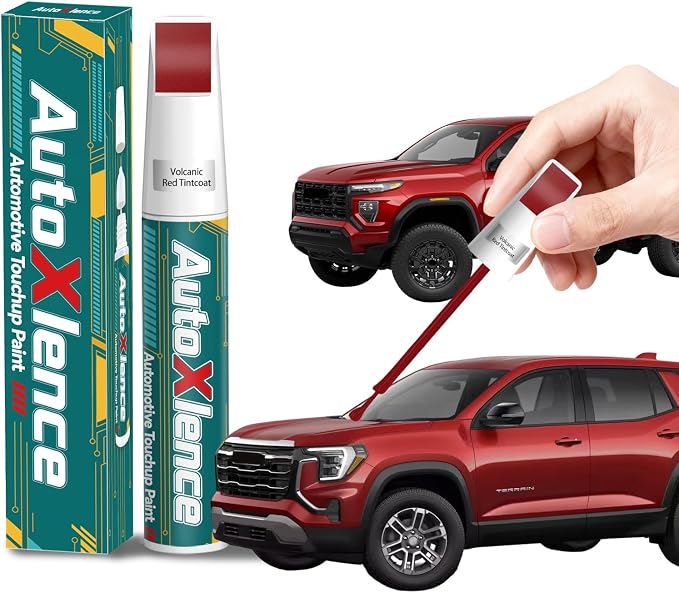 Volcanic Red Tintcoat(GNT/WA170H) Touch Up Paint Compatible with GMC Car Paint Pen Scratch Repair Automotive Scratch Remover Fix Exact Color Match