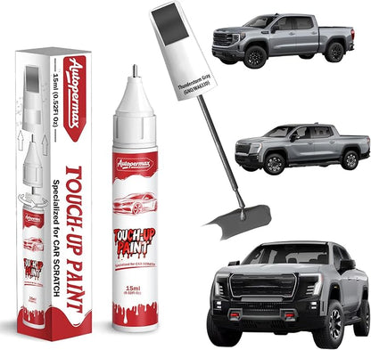 Thunderstorm Gray(GNO/WA633D) Car Touch Up Paint for GMC, Color Accurate Two-In-One Car Paint Scratch Repair Pen, Professional Scratch Remover for Vehicles Chips and Nicks Scuff