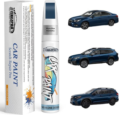 SAL Abyss Blue Pearl Touch Up Paint for Subaru, Color Exact Match Car Paint Scratch Repair Remover Pen Kit Quick & Easy Fix Vehicle Chips and Automotive Nicks Scuff