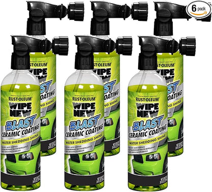 Wipe New Rust-Oleum 381702-6PK Blast Ceramic Coating, 24 oz, 6 Pack