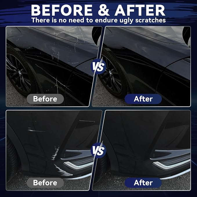 Car Black Paint Touch Up Cars Scratch Repair for Vehicles, Rim High-Gloss Black Paint Pen 30ML Quick Drying Automotive Scratch Repair, Non-toxic 1.5 oz Easy to Use