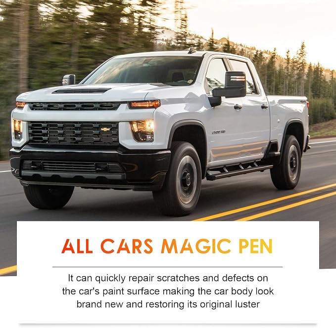 3Pack Weatherproof Magic Car Scratch Removal Pen,Auto Paint Repair Brush Kit,Car Paint Scratch Remover Pen,Easy to Use for All Car Colors & Surfaces