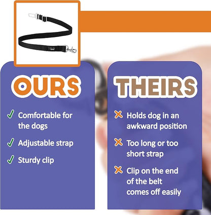 Mr. Pen- Dog Seat Belt, 2 Pack, Adjustable Dog Seat Belt for Car | Dog Seatbelt, Dog Car Seat Belts, Seat Belt for Dogs in Car, Dog Car Seat Belt, Dog Car Leash, Dog Seatbelt Harness