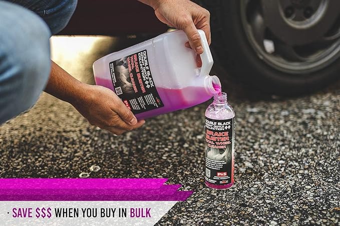 P & S PROFESSIONAL DETAIL PRODUCTS - Brake Buster Wheel and Tire Cleaner - Non-Acid Formula Safe For All Wheel Types, Removes Brake Dust, Oil, Dirt, Light Corrosion - 1 Gallon
