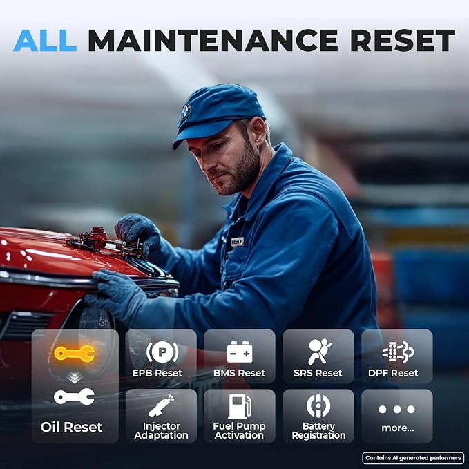 AUTOPHIX 7610 Full System OBD2 Scanner Compatible with Volkswagen VW Audi Skoda Seat Diagnostic Tool, Battery Registration & EPB Reset, All Reset Service Car Code Reader for VAG Vehicles