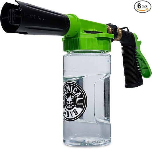Chemical Guys TORQ Foam Blaster 6 - Foam Cannon Garden Hose Attachment,Easy to Use,Sprays Thick Suds for Safe Washing Trucks,SUVs,Motorcycles,RVs,and Other Vehicles,(Pack of 6)
