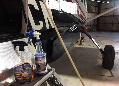 RealClean Aircraft Detailing Supplies/Exhaust Soot Remover/Aircraft Cleaning Supplies/Turbine Soot Master Created by Professional Aircraft Detailers- 32 oz Spray Bottle
