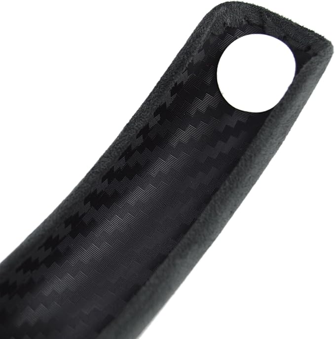 Quick Install Sporty Suede Leather Steering Wheel Cover Universal fit Any 14½" to 15" Car SUV Pickup Steering Wheel