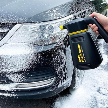 2L Cordless Foam Cannon for Car Wash, Electric Foam Blaster with Type-C Fast Charge, 60 Mins Battery, Adjustable Nozzle for Rich Foam/Wash Modes, Portable for Car, Patio, Home Cleaning