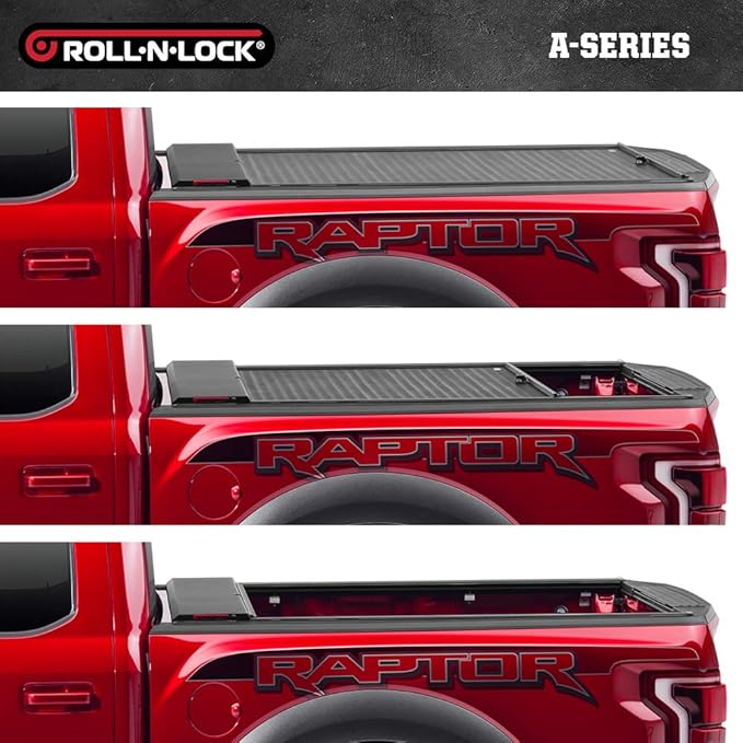 RealTruck Roll-N-Lock A-Series Retractable Truck Bed Tonneau Cover | BT123A | Fits 2019 - 2023 Ford Ranger 6' 1" Bed (72.7")