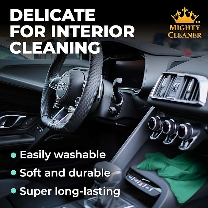 Premium 2pk Mini +1 Free Shammy Cloth for Car Drying - 17”x13” - Super Absorbent Chamois Towel for Car - Scratch-Free, Reusable & Soft Cleaning Towel