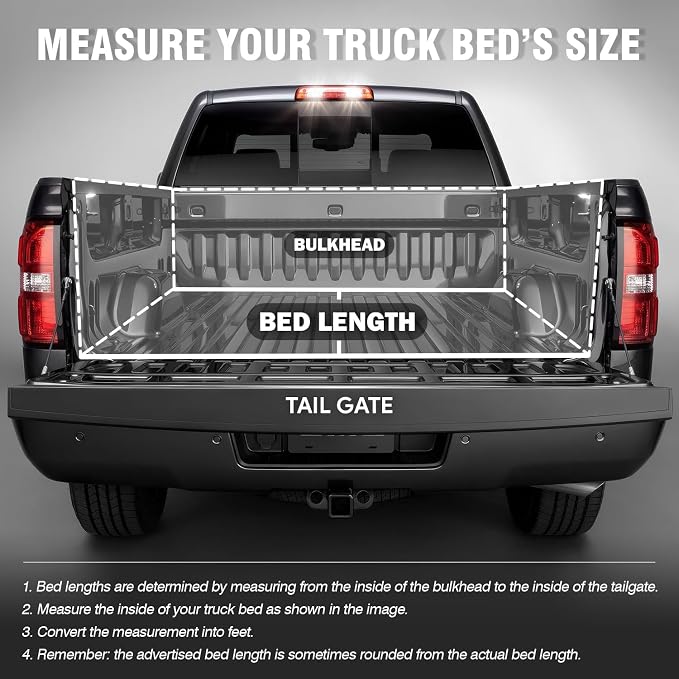 DNA MOTORING New Upgrade Truck Bed Top Hard Solid Tri-Fold Tonneau Cover Compatible with 16-19 Toyota Tacoma with 5Ft Bed, TTC-HARD-059