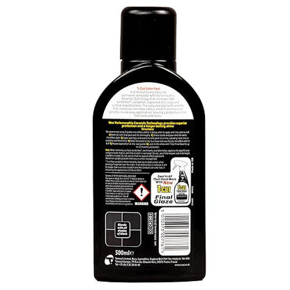 T-Cut Color Fast 3-in-1 Paint Restorer, Black - Scratch Remover, Ceramic Car Wax & Color Enhancer - Removes Swirls & Oxidation, 17 oz | Scratch Remover, Ceramic Car Wax & Color Enhancer, Removes Swirls & Oxidation