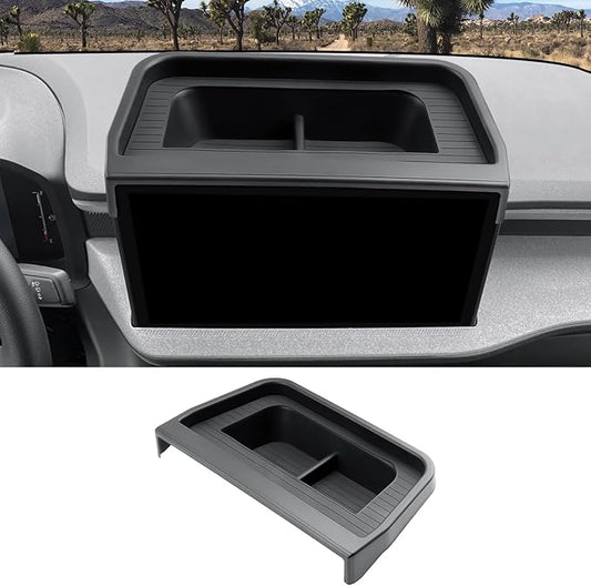 CDEFG for 2025 2026 Ford Maverick Center Console Dash Screen Organizer 13.2-Inch 2025 2026 Ford Maverick Dashboard Behind-Screen Storage Box 2025 2026 Ford Maverick Truck Accessories